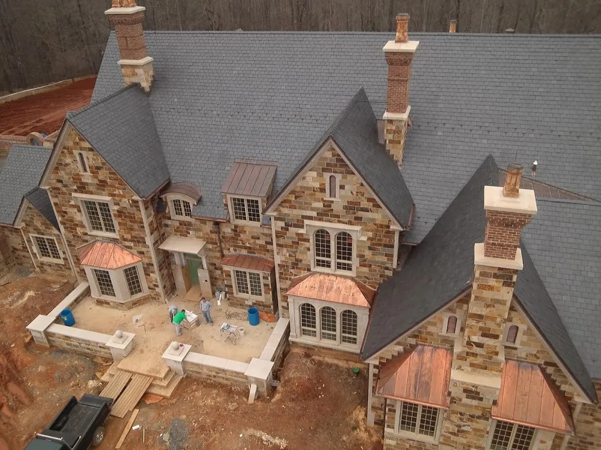 Craftsman Roofing Slate Roof Repair project in Folly Beach